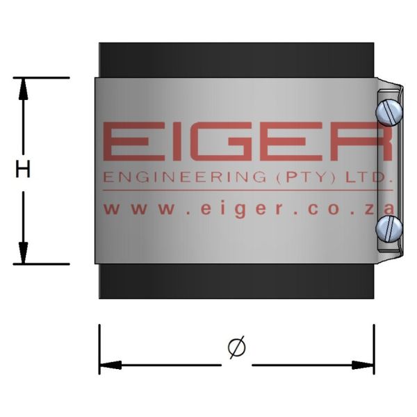 CLAMP WITH RUBBER